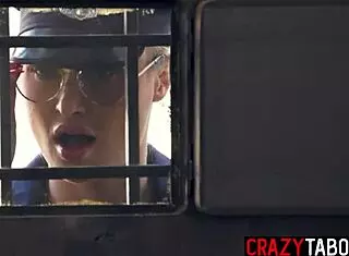 big tits blonde cop gets fucked hard by monster cock