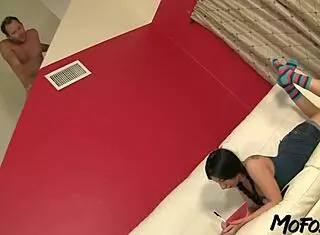 Brunette Step-Sister Endures Rough Assfucking and Anal, Receiving Cum in Mouth from Pornstar. Intense Orgasms Follow.