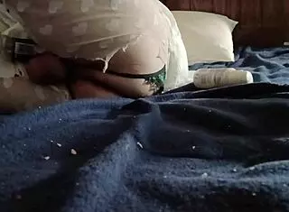 Deep Anal Dildo Teases Huge Cock