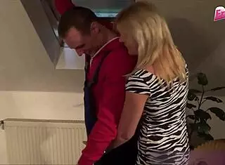 Deutsche reife hausfrau wird vom jungem handwerker gefickt
