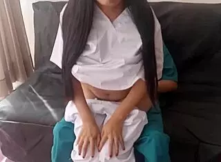 Raise My Pay And I'll Give You My Ass! Nurse Wants To Fuck Anywhere!