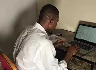 The stepmom called the stepson and gave him a gift