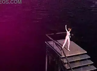 Meiko in nostalogic project diva nude mod with cat costume