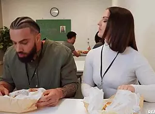 Entry-Level Positions with Bubble Butt Cumshot and Cunilingus