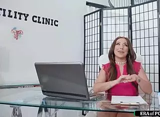 Five cum-hungry milfs approach the sperm donor eagerly.