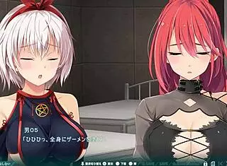 Intense threesome in nightmare nobleblood part 9 with group action