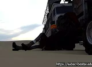 scarlet thrusts big cock into annas ass