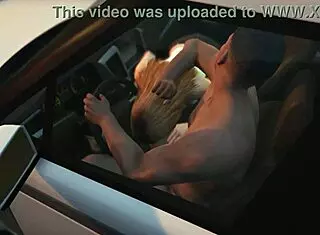 GTA 5 Franklin Picks Up Hooker for Car Sex Service
