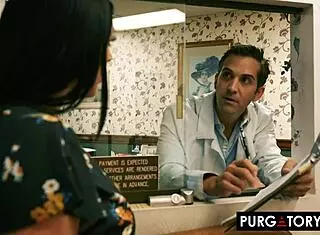 i saw angela white get bent over by the dentist