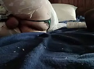 Deep Anal Dildo Teases Huge Cock