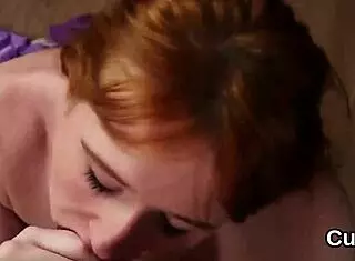 Peculiar Peach Gulps Sperm Load in Bukkake