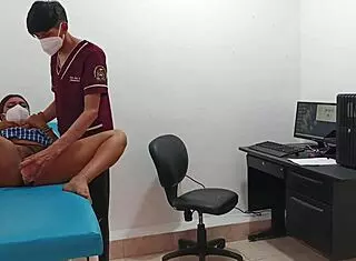 perverted doctor bangs horny teen’s tight hole
