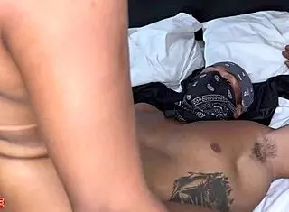 Cuckold Shares Nympho Girlfriend With Two Guys!