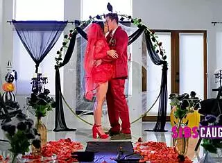 busty teen proposes unusual family rituals at wedding