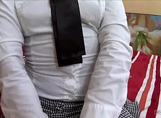 Cute Czech young 18+ blonde goes wild for cum after tight fuck.