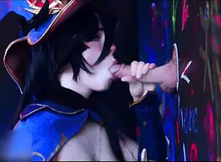 Astrologer Mona enjoys glory hole fetish