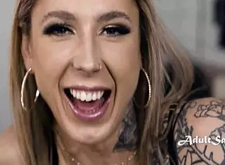 Hey, can I taste my ass off your cock first? - Angie Bloom asks Parker Savage