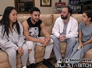 Mia'S Pussy Shocked And Blasted With Cum!