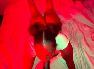 hot thick ebony neighbor gets curious about her neighbors' big cocks