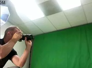 Savanna Brown Poses Nude, Showing Wet Hairless Pussy