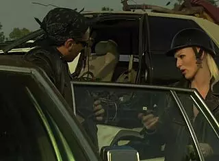 Crazy Passionate Fuck With Monster Cock At Car Scrapyard!