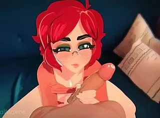 Watch Maxine Get Her Big Tits Sucked in Missionary Animation!