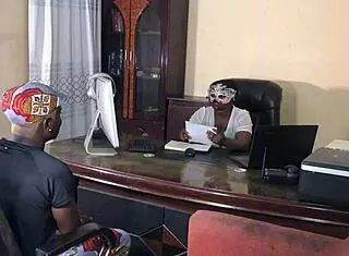 Musa promises to deepthroat her boss for the job 😏