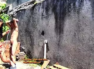 mlade and wendy dominate with ball kicking in femdom session