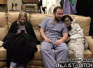 Jasmine Rose's Thigh Gets Blasted With Cum Pov Version!