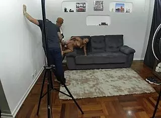 old man fucks big-ass latina backstage