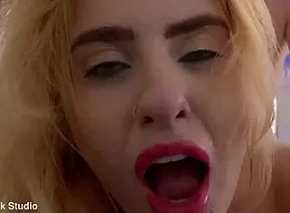 pretty lola morango drinks piss and licks dirty dick