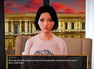 Redhead teen 18+ plays game in new family 425