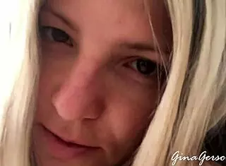 I made this solo custom video for gerardo, masturbating on webcam as a skinny blonde teen