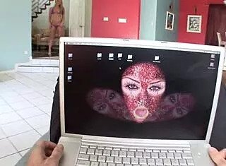 Cayden Moore, the blonde, loves taking it deep in her pussy!