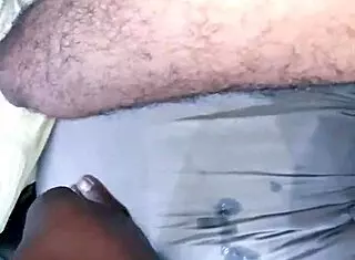 Comparing my clitty to uncut dick 😏