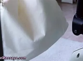 lesbian hottie enjoys sensual massage and fingering