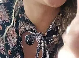 latina with curly hair fucks black dildo on big tits