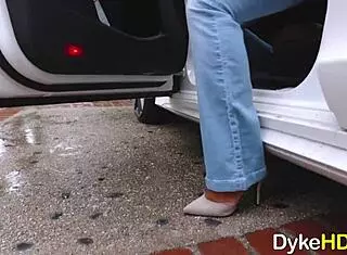 Gorgeous Lesbians Spank And Lick