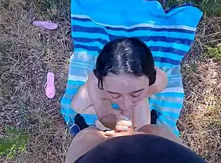 I watched the camper get creampied in the forest