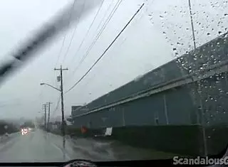 Teen Hottie Strips And Fingers Herself In Car