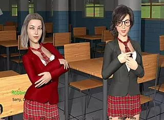 Two Lesbians with Big Tits Seduce and Use Sex Toys