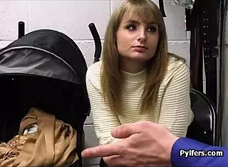 Hottie Steals Dildo, Gets Big Dick In Office.