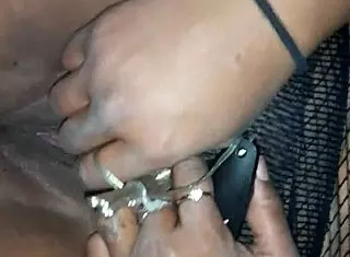 why is her ass fingered with cum on it?