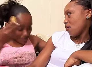 Two Black Beauties Explore Licking, Deepthroat, and Assfucking in Heels