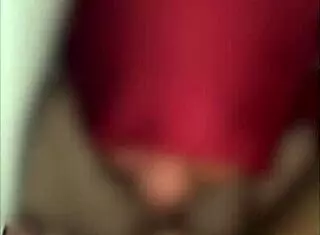 In indo bokep, NGENTOT tight pussy with big cock in red hijab.