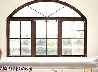 lesbian hottie enjoys sensual massage and fingering