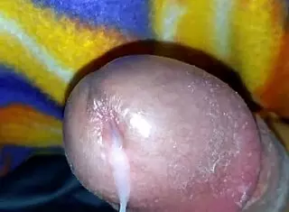 sensual masturbation in bed with intense handjob