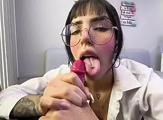 interview ends in the big ass of a brunette