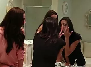 Super hotties moan during one-on-one lesbian muff diving and orgasms