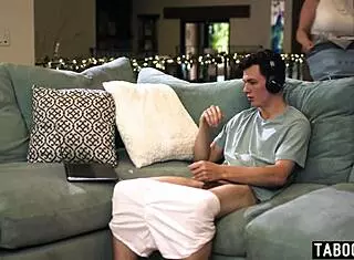 Blonde Milf Stepmom Rachael Cavalli Lets Stepson Discover Her Pussy With Deepthroat